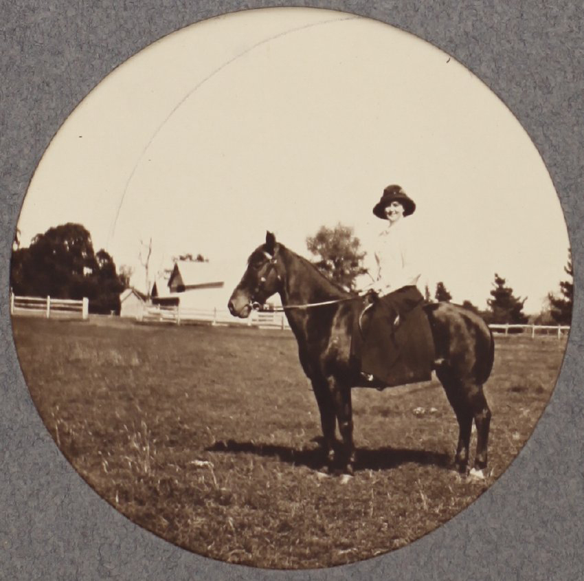 [Women on Horse, Saumarez]