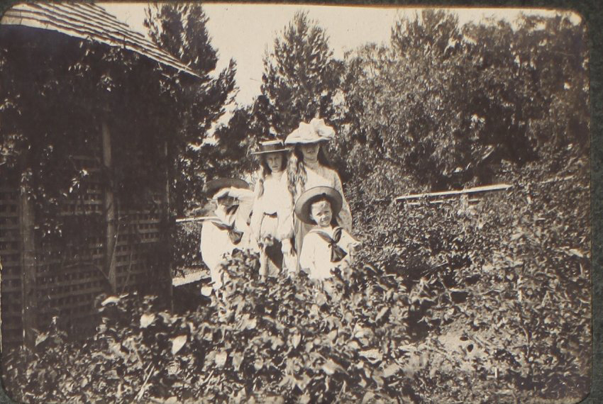 [Four Children in a Garden]