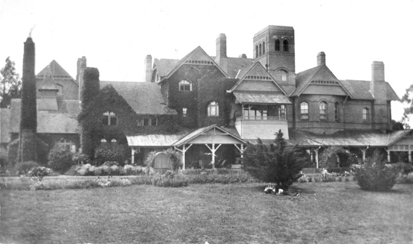 Booloominbah Red Cross Home, Armidale, south elevation about 1916