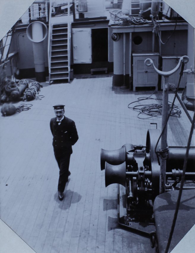 An officer of the Kumano Maru, 1