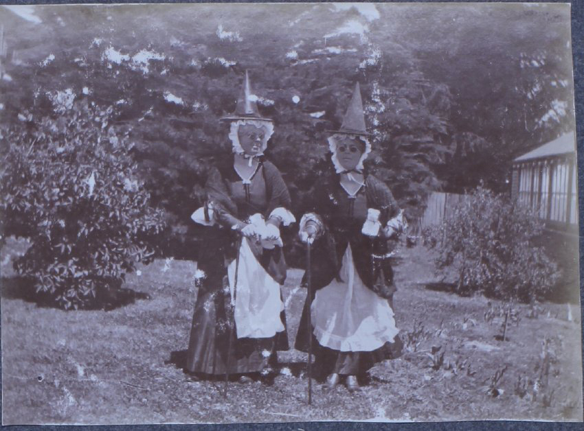 Two women in the garden