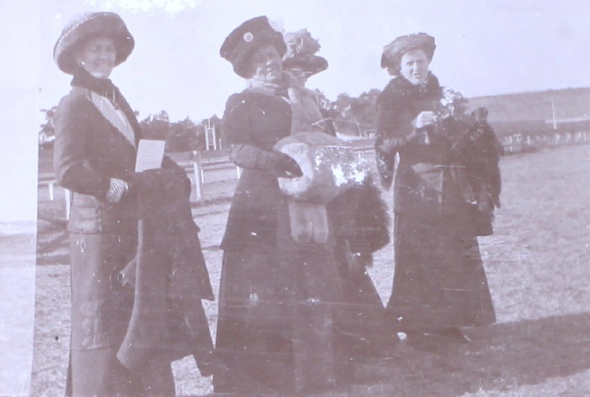 Four unidentified women