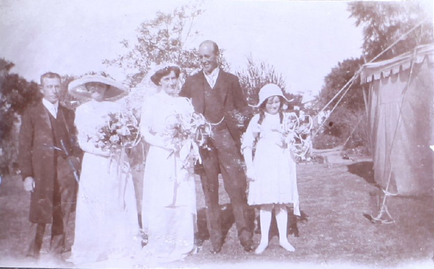 Unidentified bridal party
