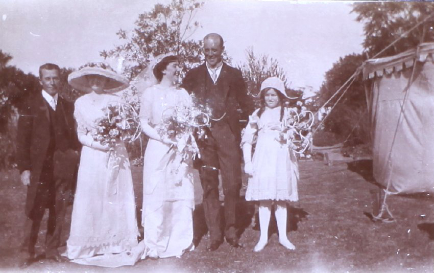 Unidentified bridal party