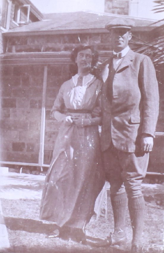 Unidentified man and woman