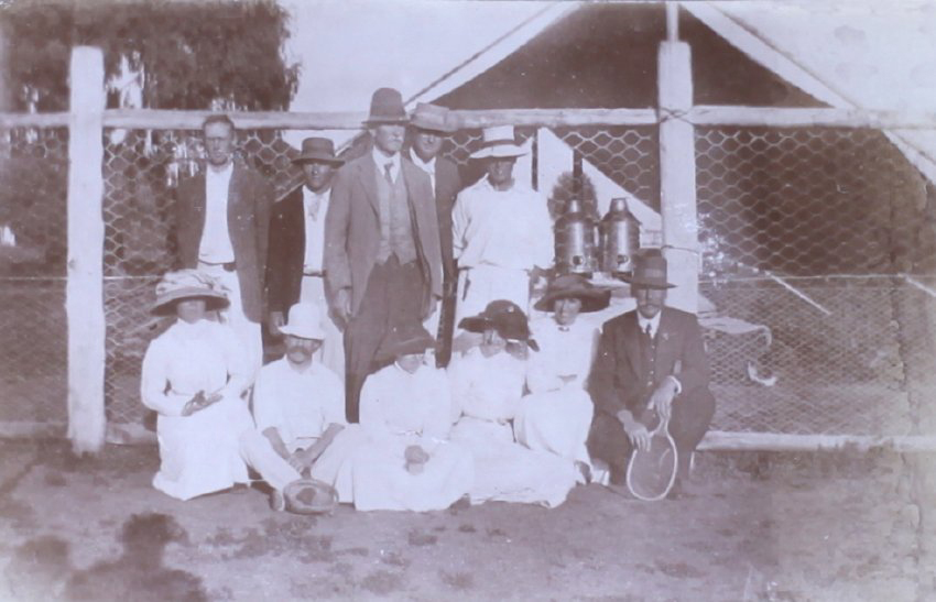 Unidentified group of tennis players