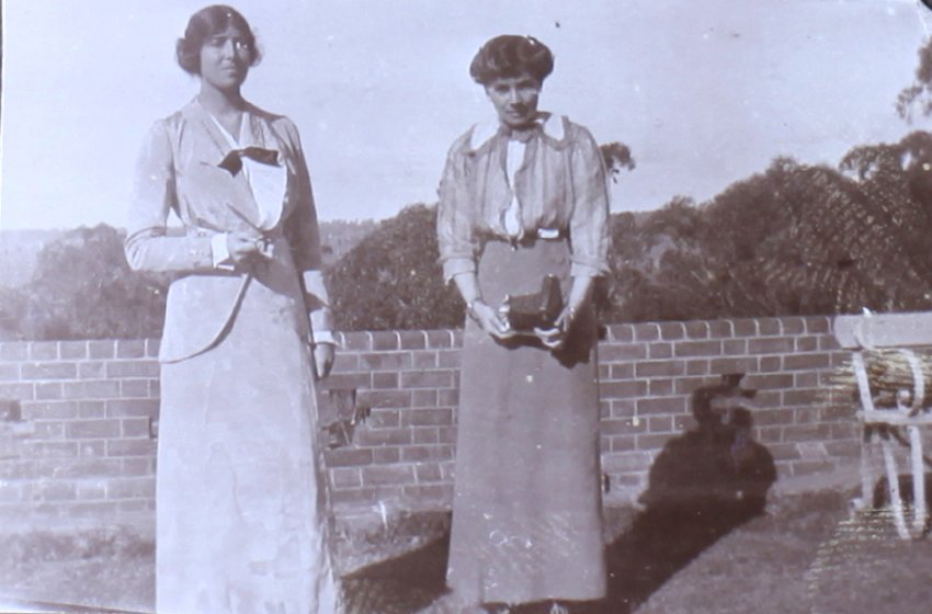 Two unidentified women