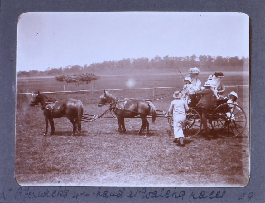 Mr. P. Fenwick's 4 in hand at Walcha races /09