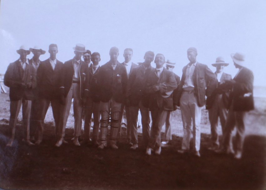 Unidentified cricket team