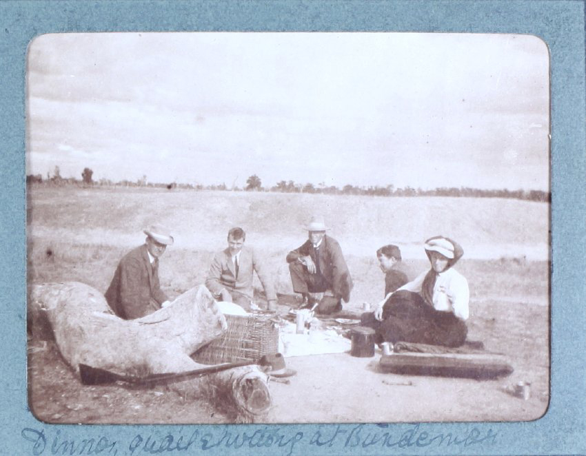 Dinner, quail washing at Bundeniar