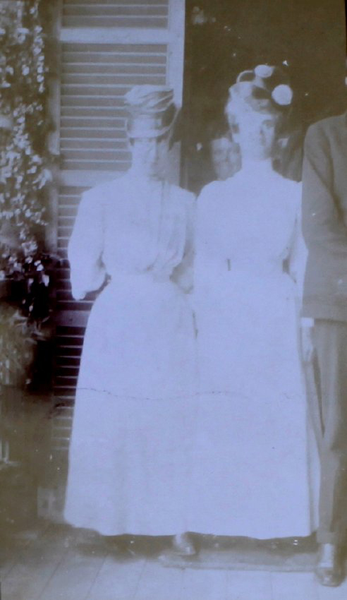 Two unidentified women