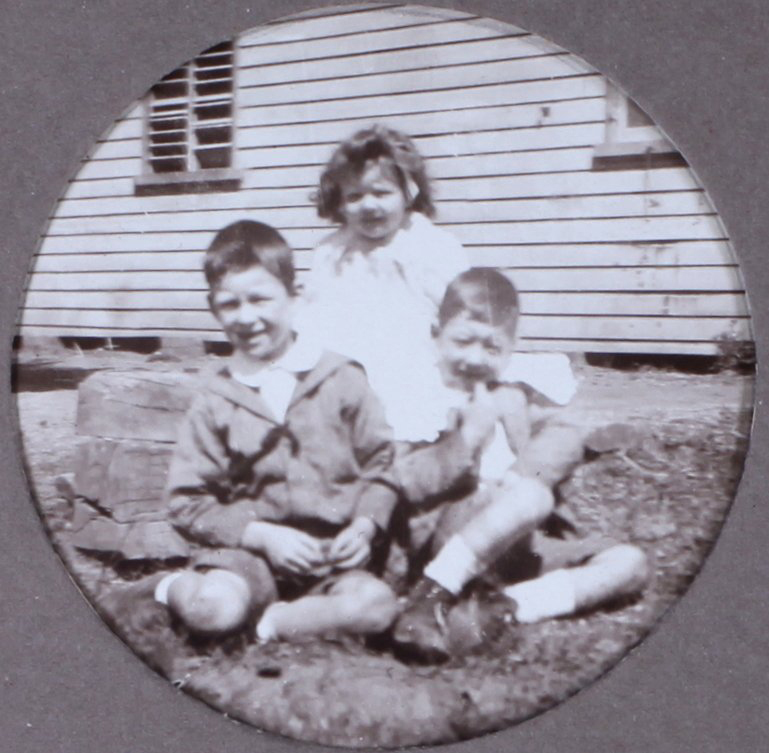 Three unidentified children