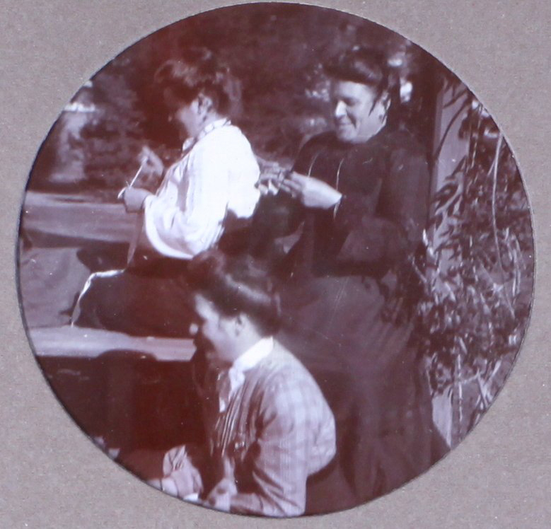 Three unidentified women