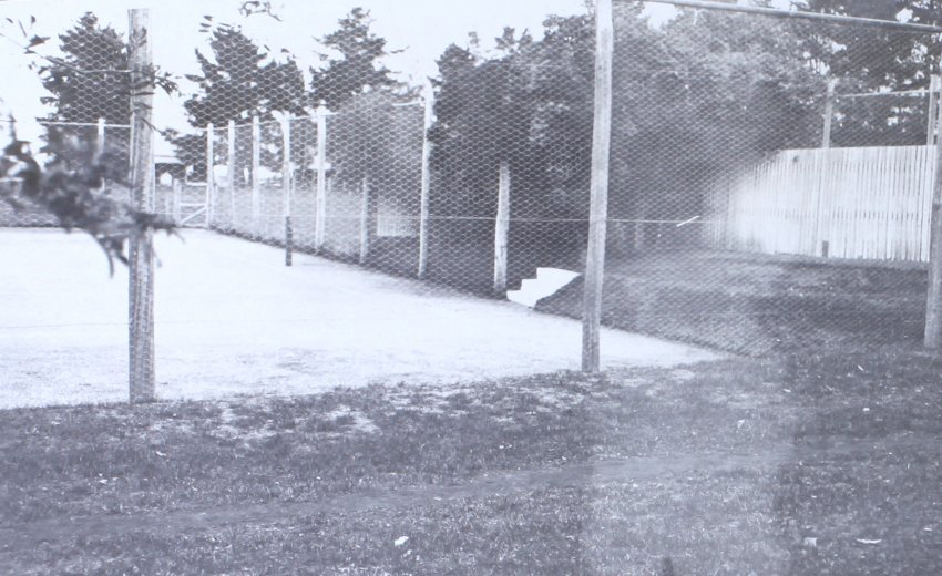View of the tennis court