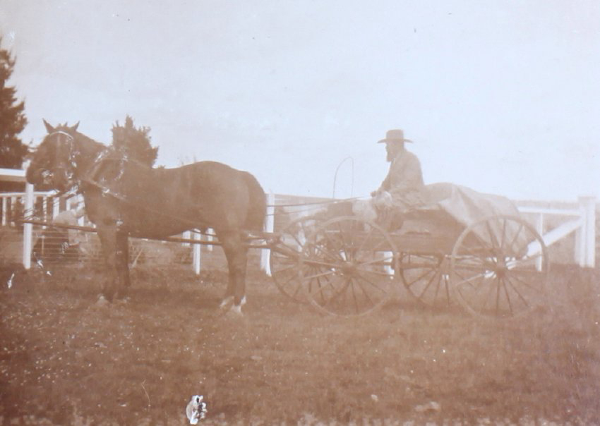Father with Den[?] and Corbet