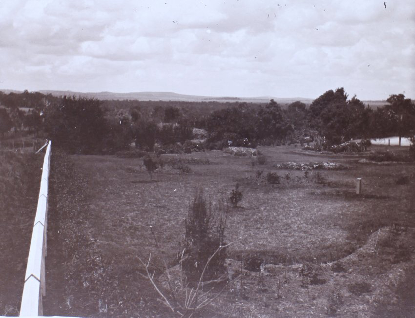 View from front gate