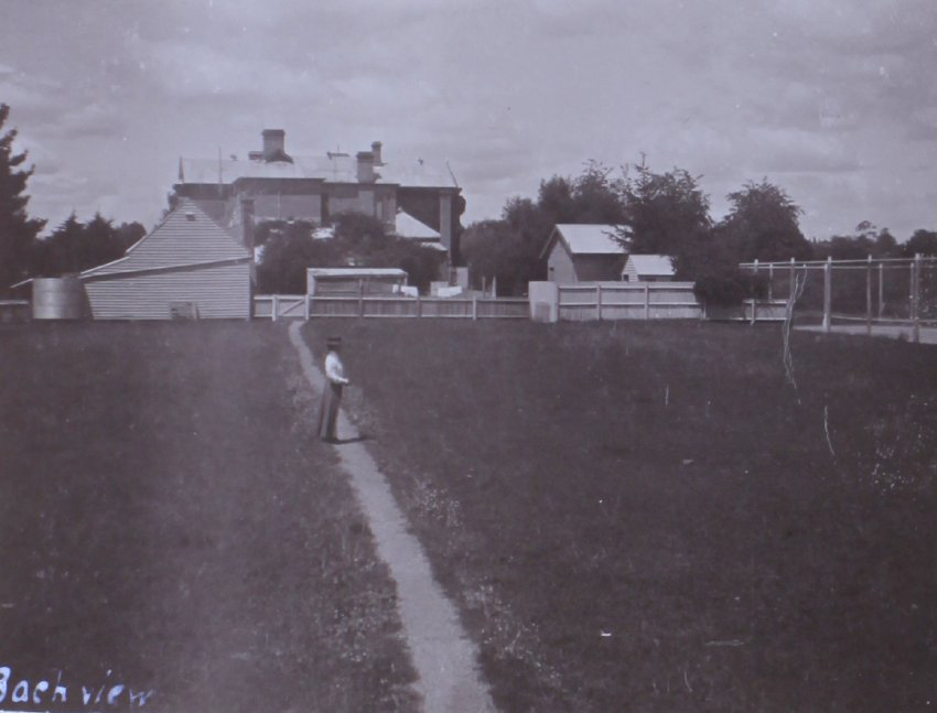 Back view [of homestead]