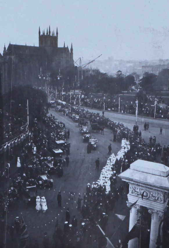 Macquarie Street, Sydney - 1920 Royal Visit