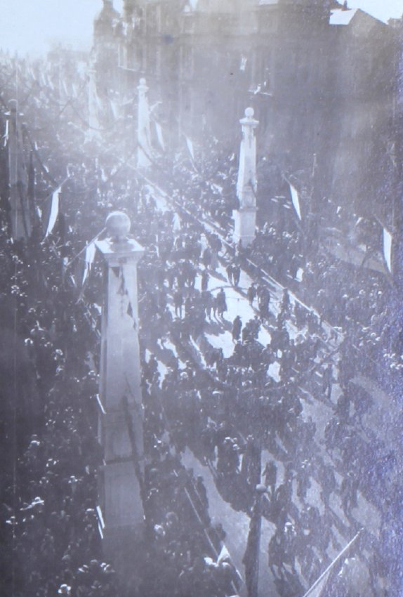 Macquarie Street, Sydney - 1920 Royal Visit