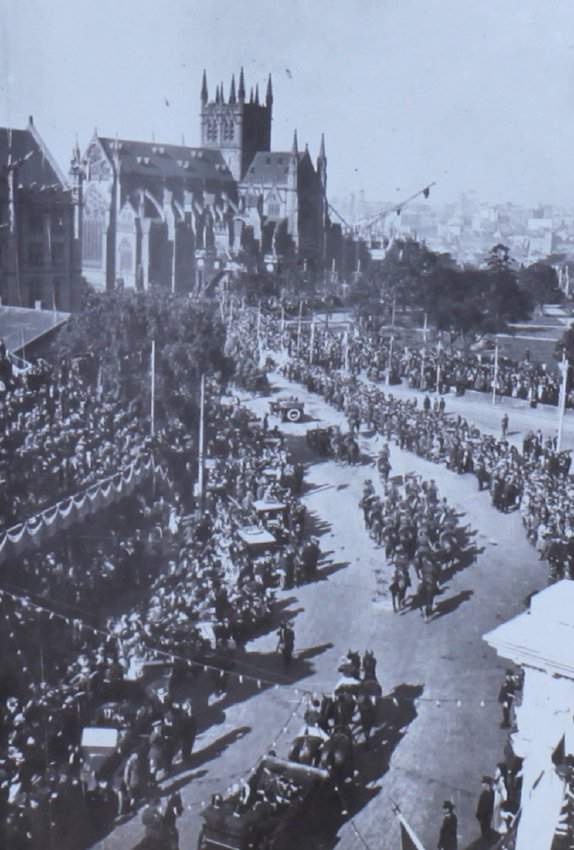 Macquarie Street, Sydney - 1920 Royal Visit