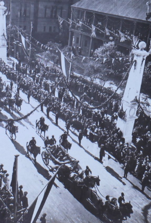Macquarie Street, Sydney - 1920 Royal Visit