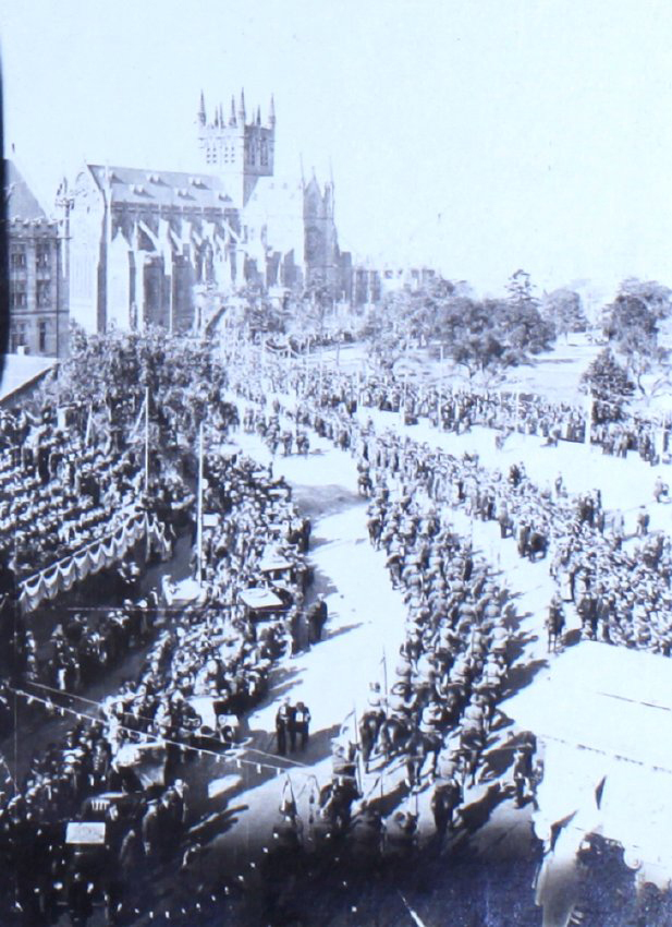 Macquarie Street, Sydney - 1920 Royal Visit