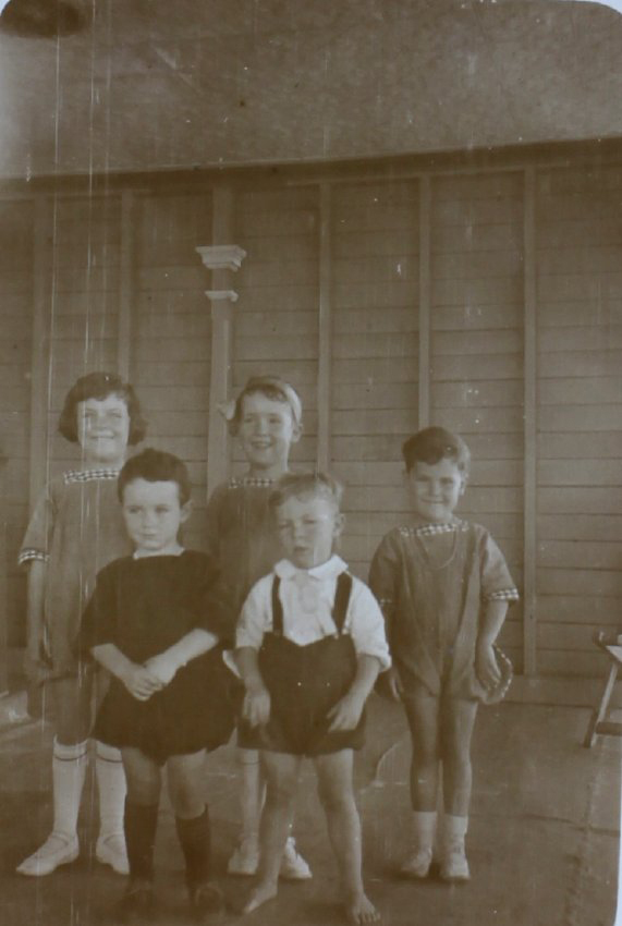 Five young children