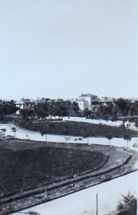 Roads, palm trees and permanent buildings