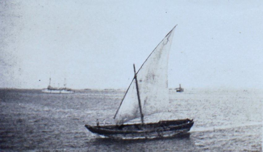 Dhow in the harbour