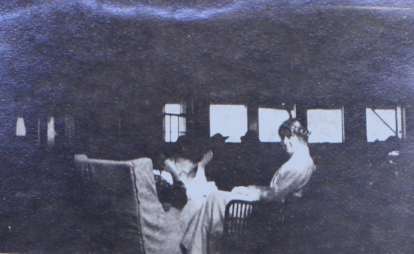 Two unidentified women