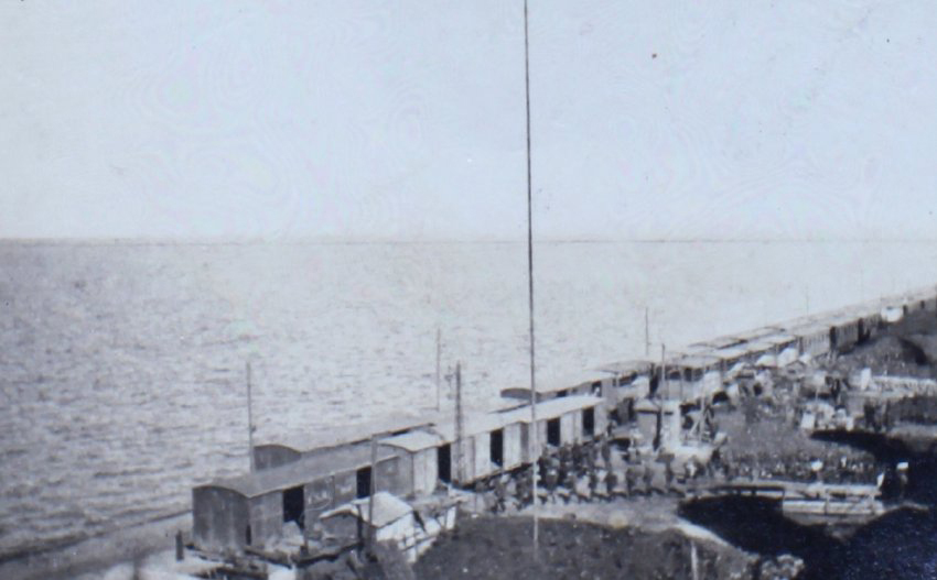 Military accommodation beside the ocean