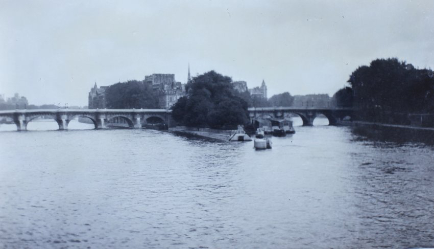 View of a river with bridge