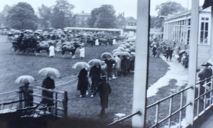 Four-in-hands, very wet day