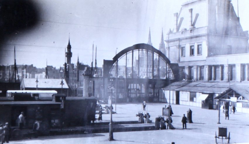Ostend from the boat