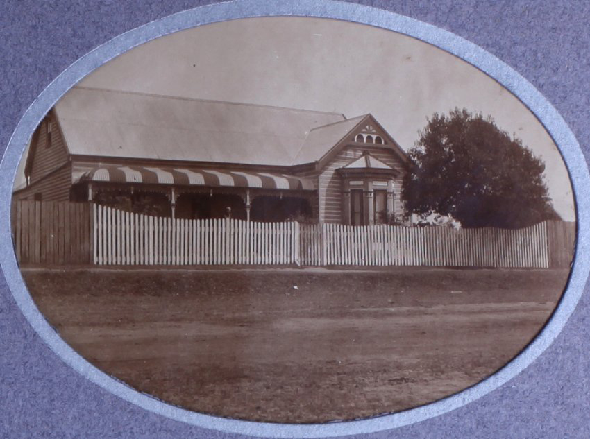 House with a picket fence