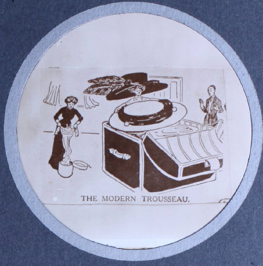 The Modern Trousseau - cartoon