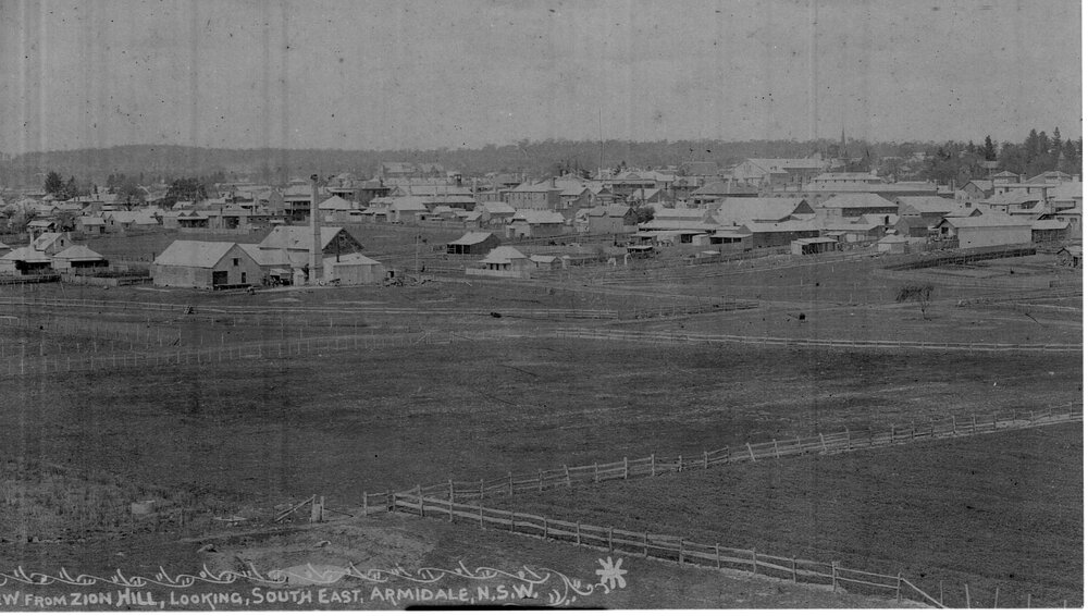 View from Zion Hill, Looking South East, Armidale, N.S.W., c.1910