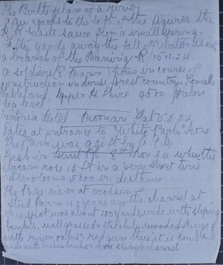 Loose sheets of paper in the back of the album