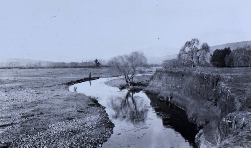 Creek running through the countryside