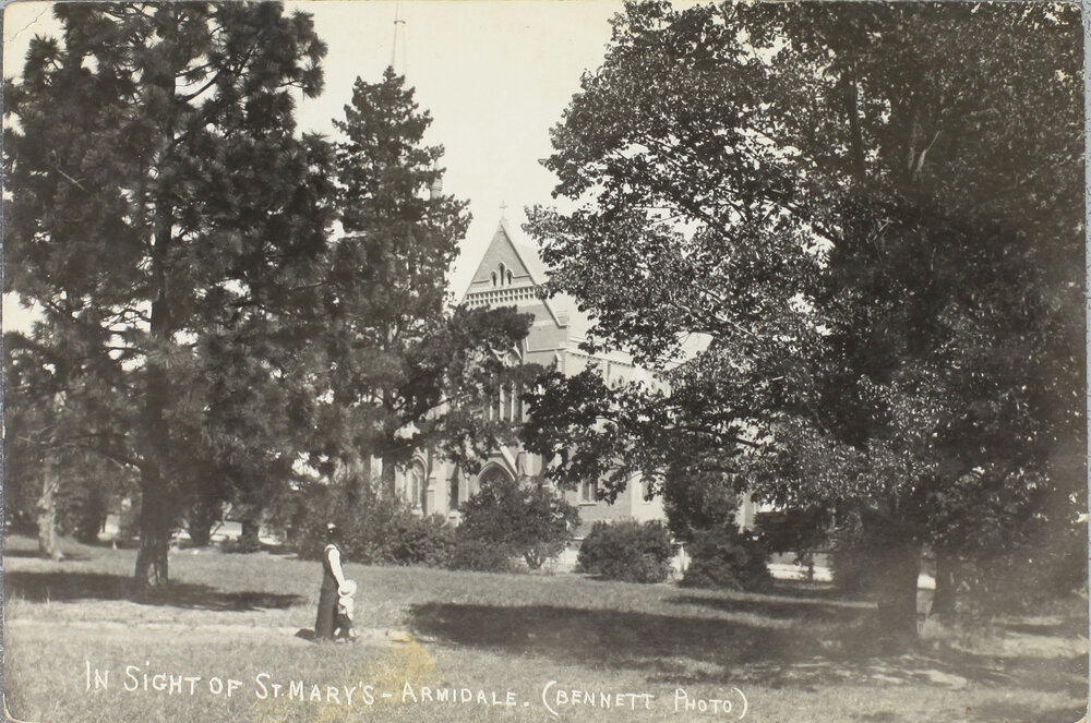 In sight of St Mary's, Armidale