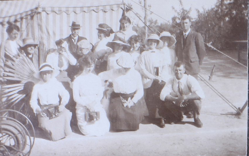 Unidentified group of 16 people