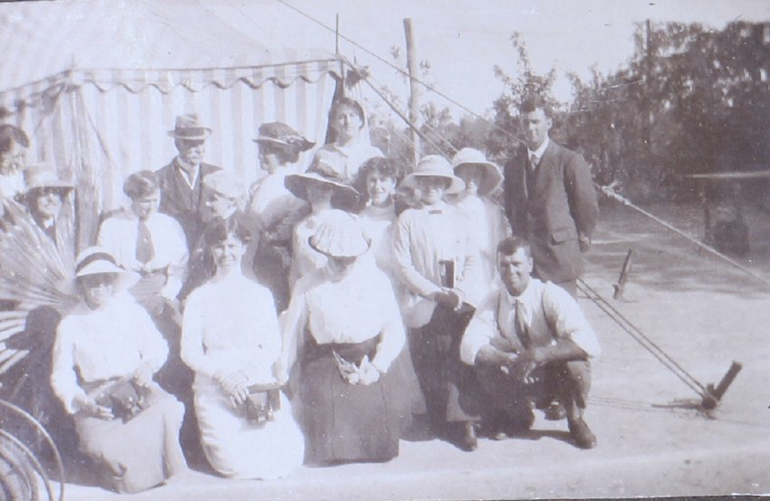 Unidentified group of 16 people