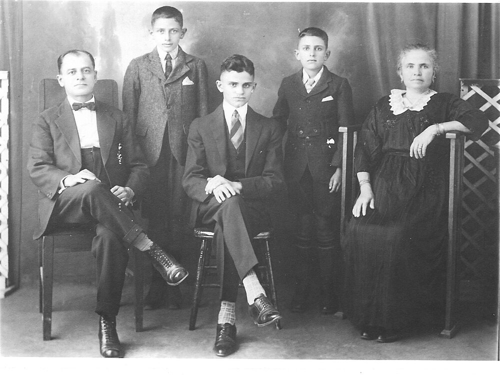 Joseph and Shamis Correy with their three sons
