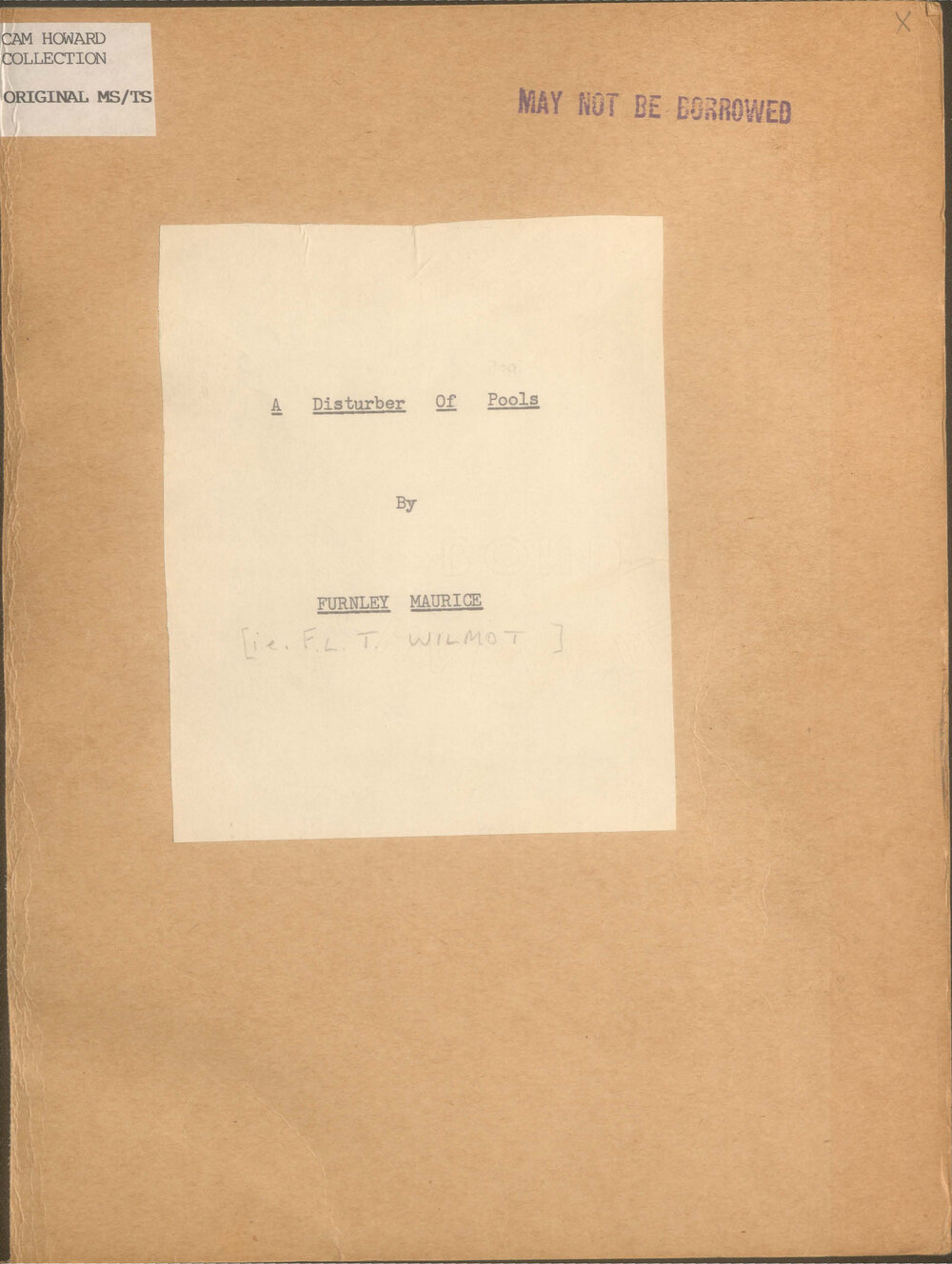 A disturber of pools (annotated)