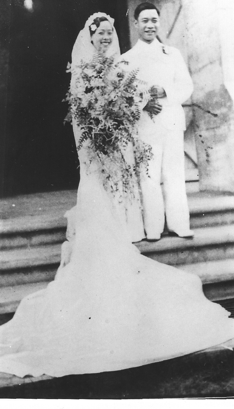 Gerard and Mary Chan's wedding in Rabaul, 1937