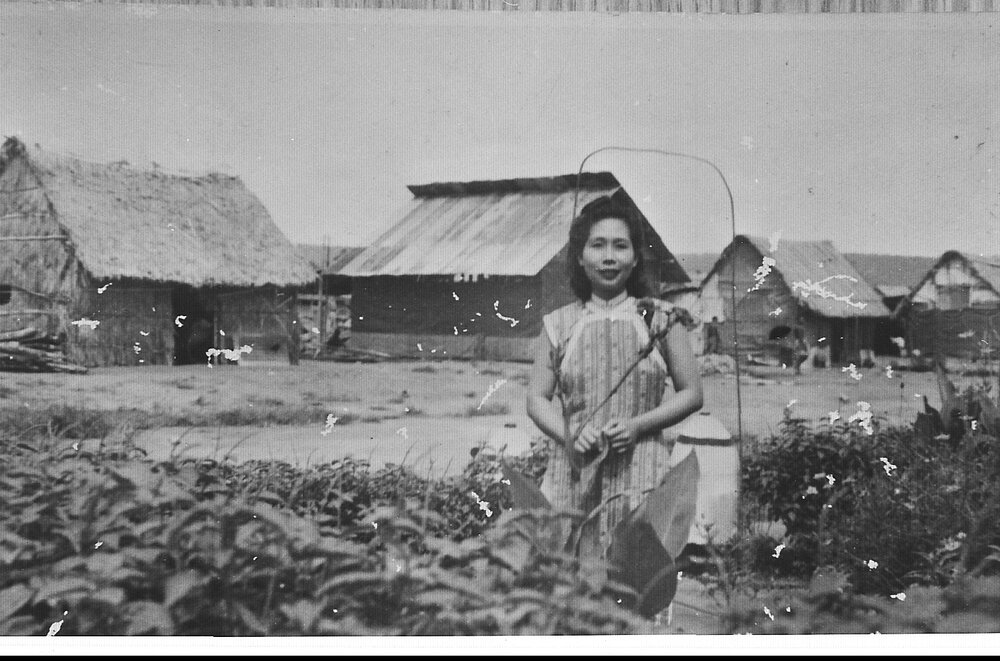 Chinatown in Rabaul after World War II, 1945