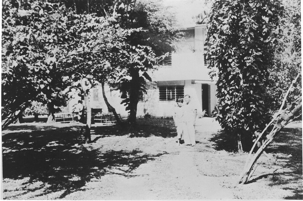 The Chan family residence on Bailu plantation outside Rabaul, New Guinea, 1965