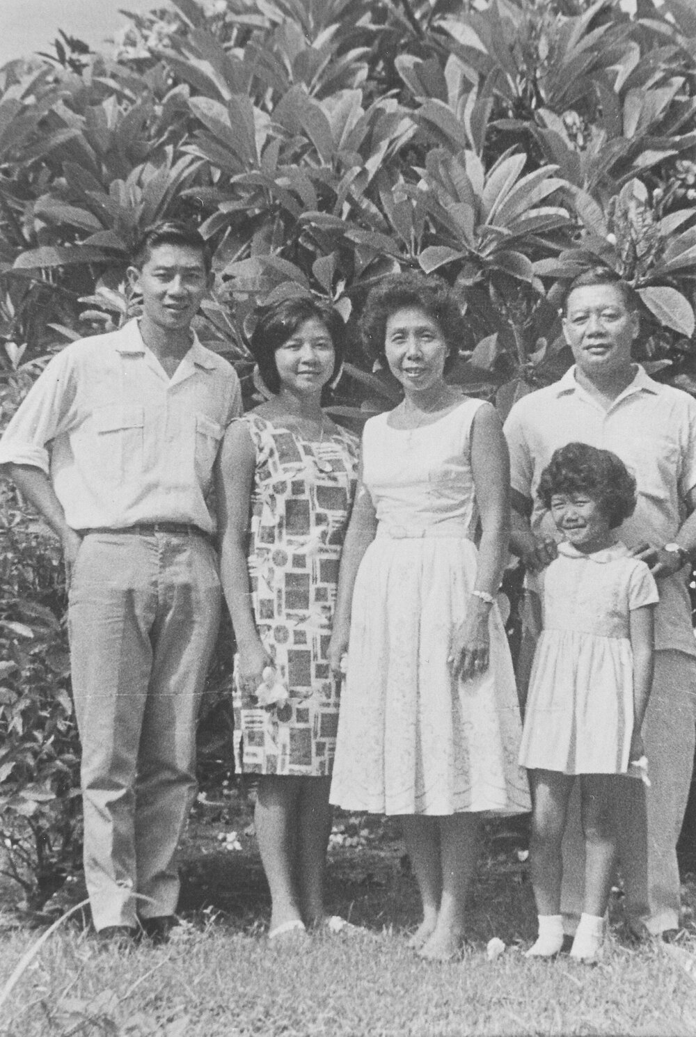 The Chan family in 1961