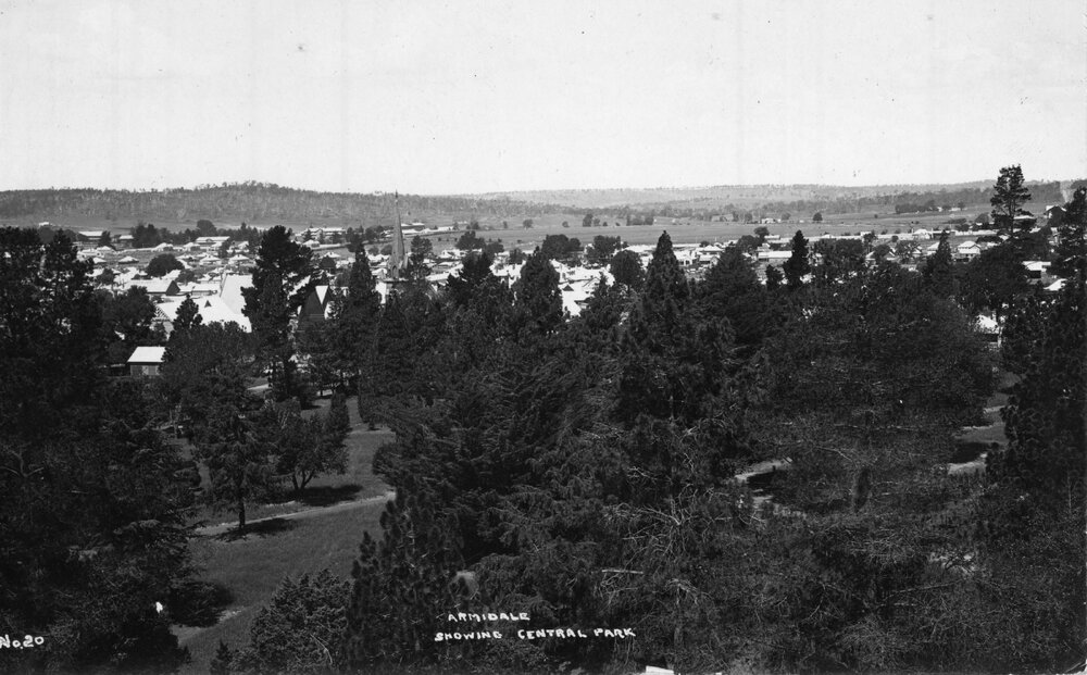 Armidale Showing Central Park, from St Paul's