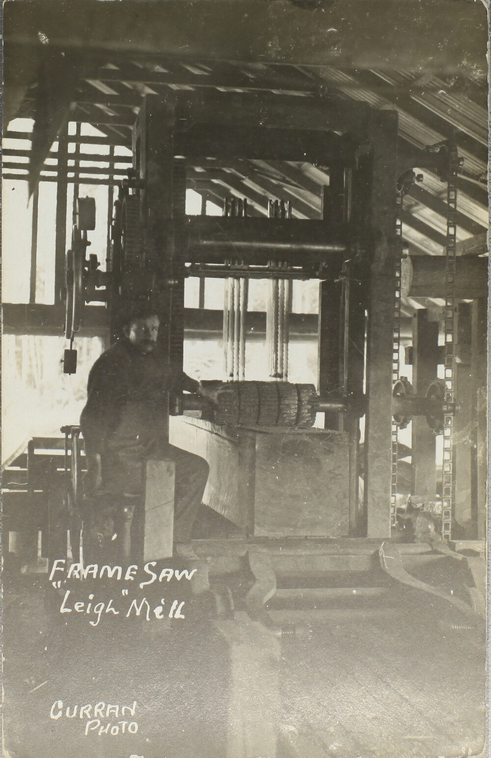 Frame Saw, "Leigh" Mill